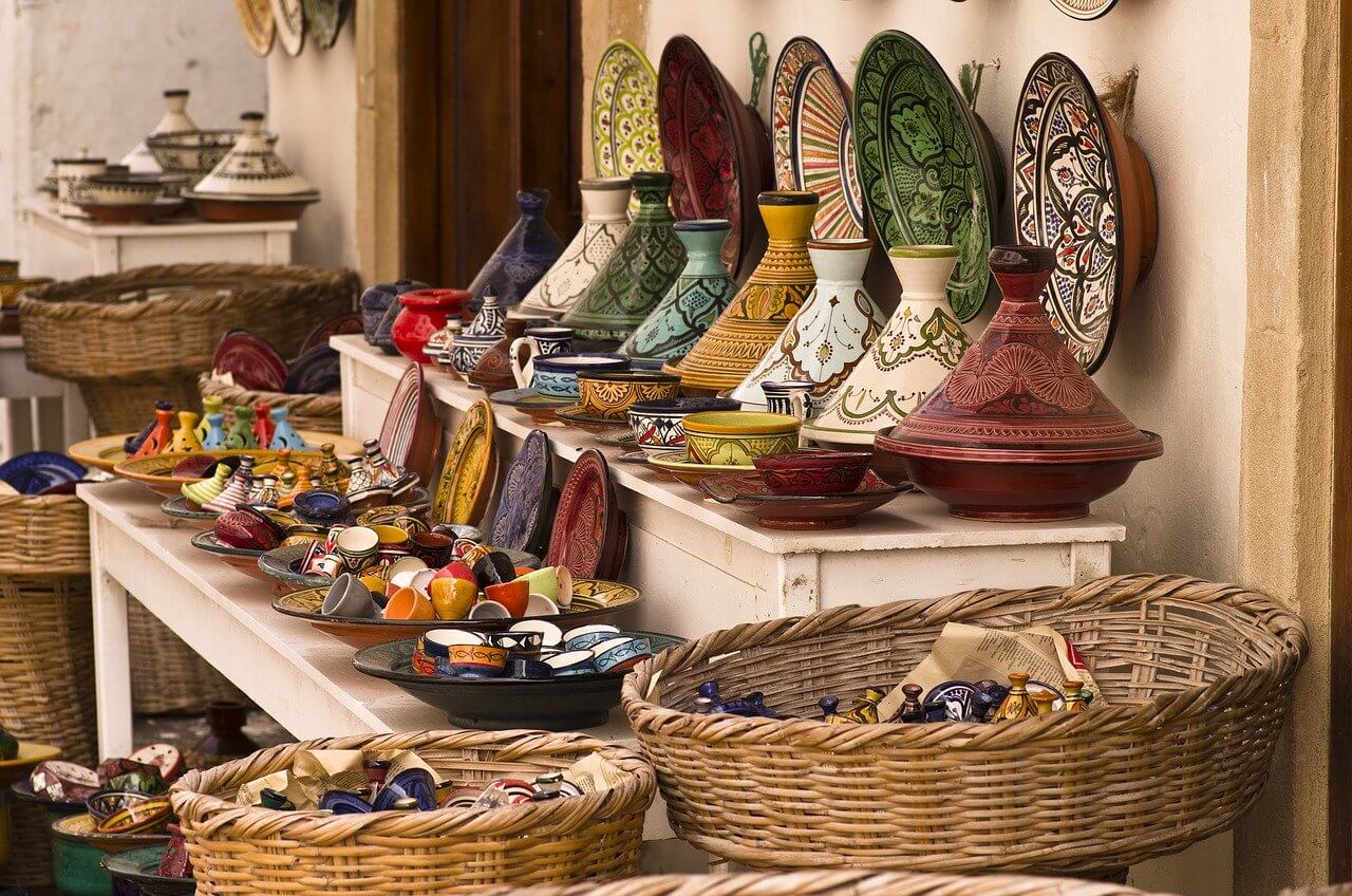 souk tajine plat poterie vacances en resort au maroc
