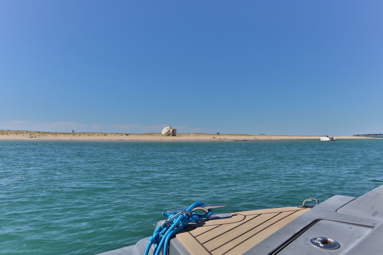 Scenic view of Banc d'Arguin National Park in Western Africa