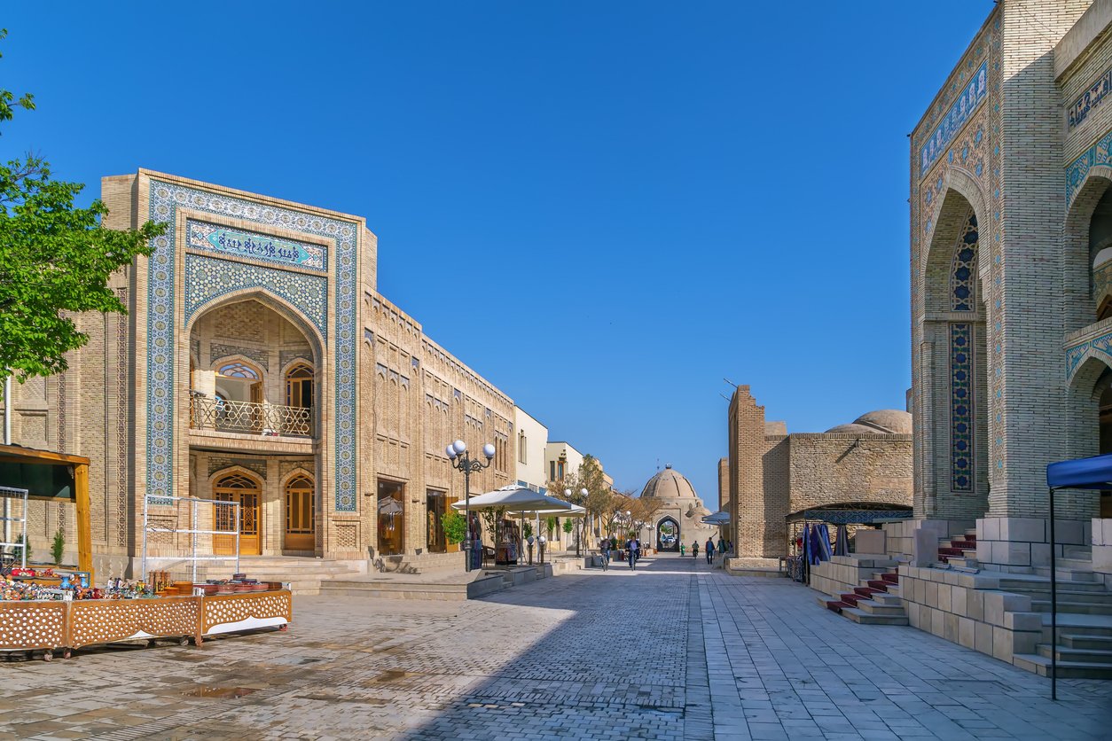 Rue à Boukhara, Ouzbékistan