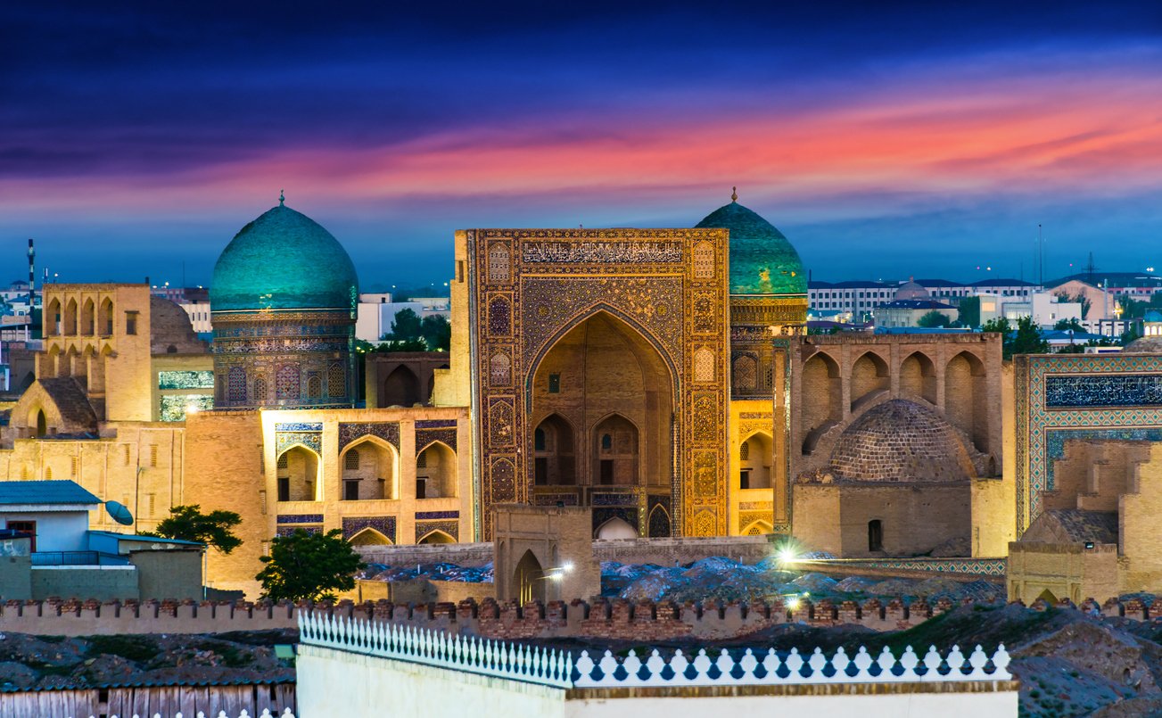 Vue du centre historique de Boukhara, Ouzbékistan