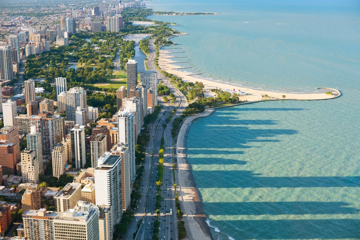 View of the Chicago from Hancock Center