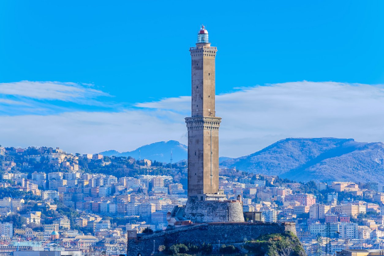 Phare de Gênes, Italie