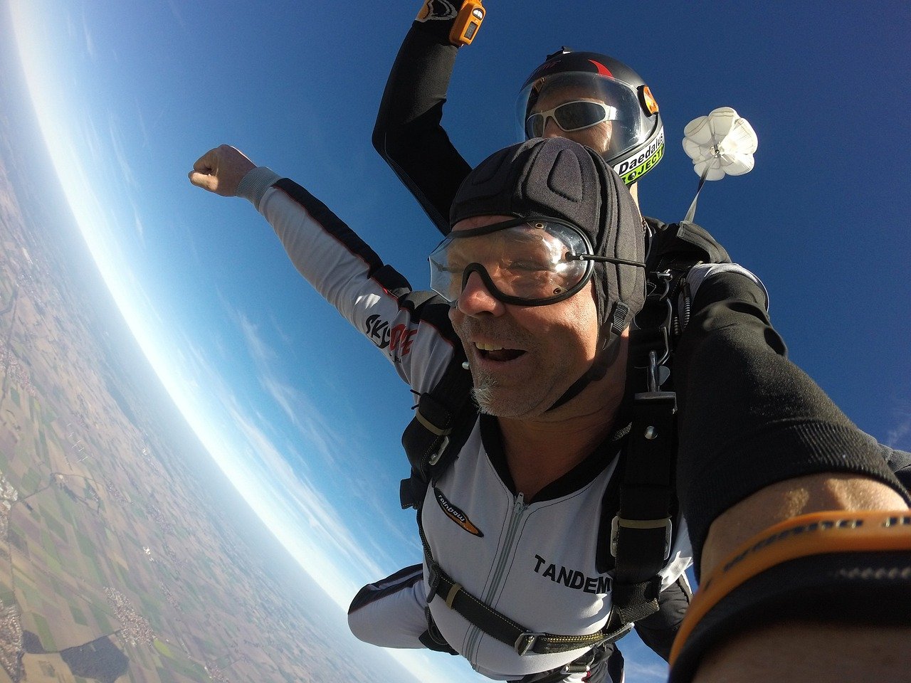 parachute en tandem en france