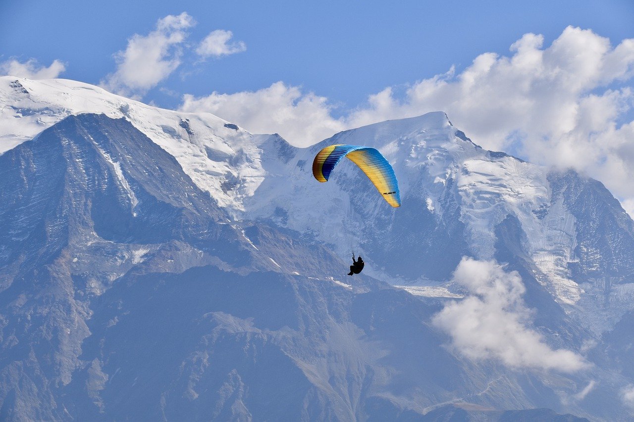 parapente mont blanc france