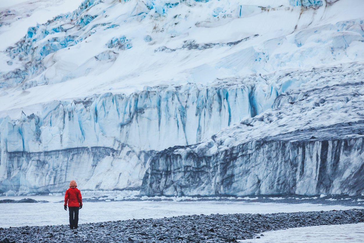 Glacier en Antarctique