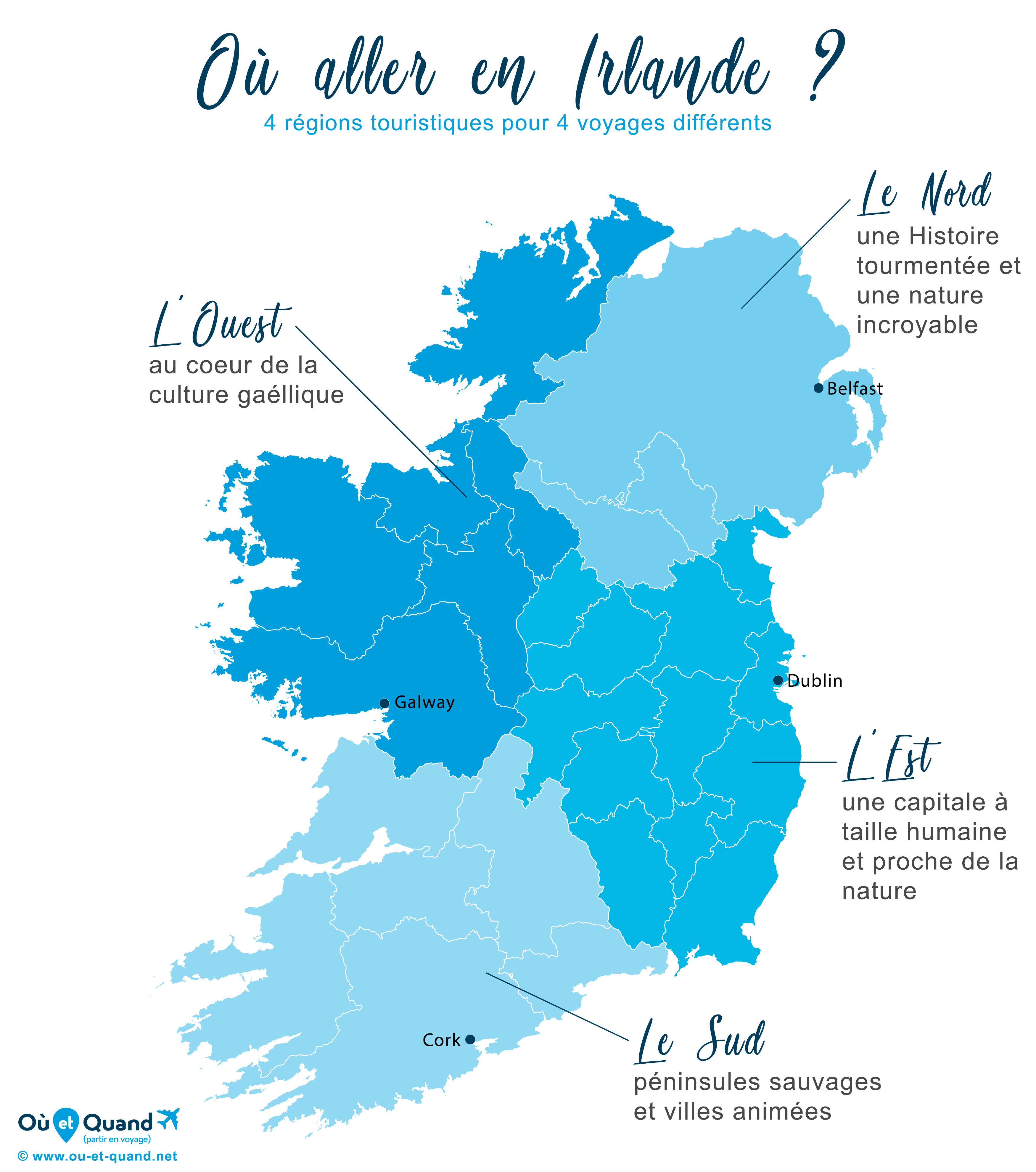 Paysages d'Irlande, Guide de voyage