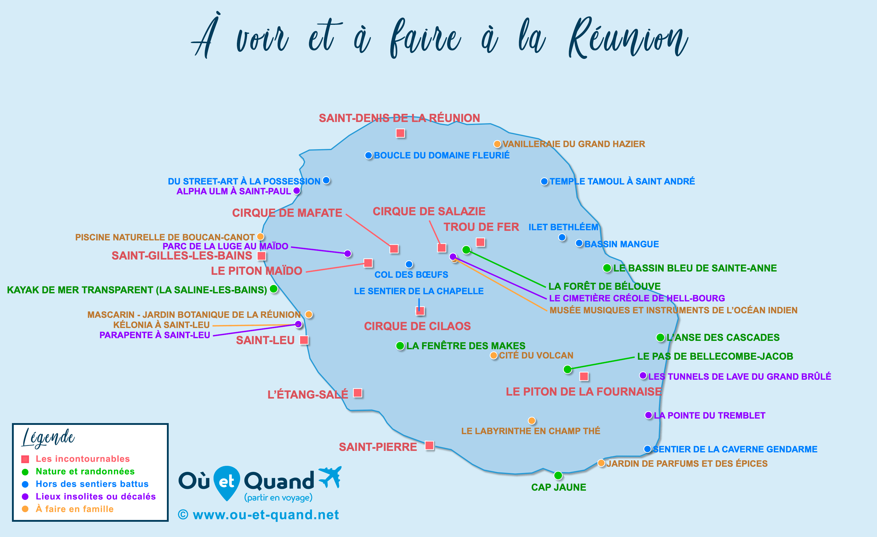 Que faire à la Réunion: TOP 20 Lieux à Voir Absolument