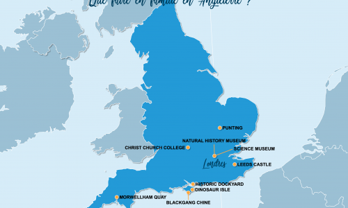 Carte Angleterre : En famille en Angleterre