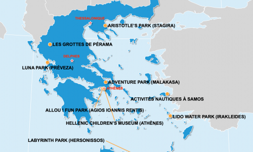 Carte Grèce : En famille en Grèce